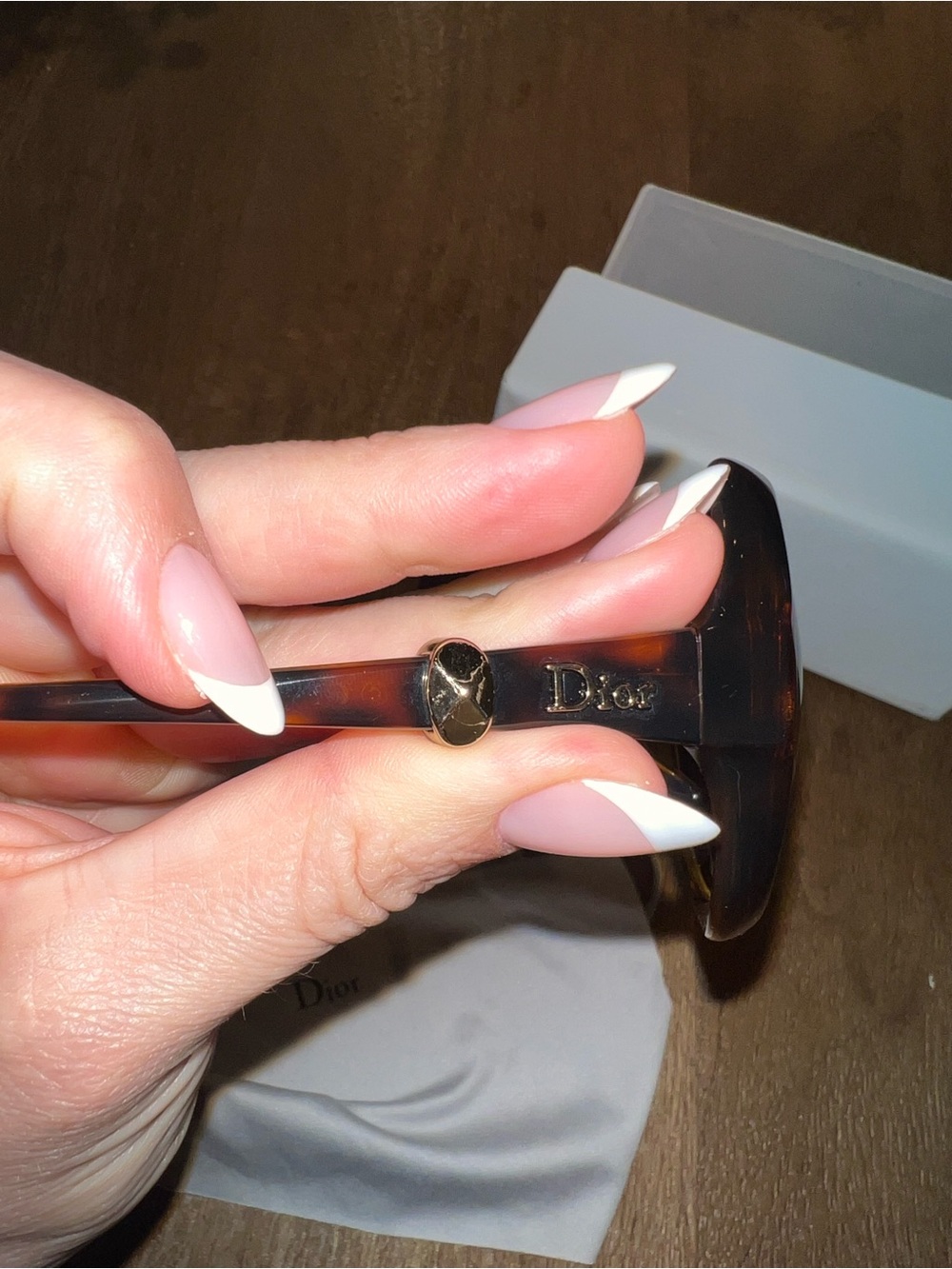 Dior Oversized Tortoiseshell Brown Gradient Sunglasses - Picture 3 of 6